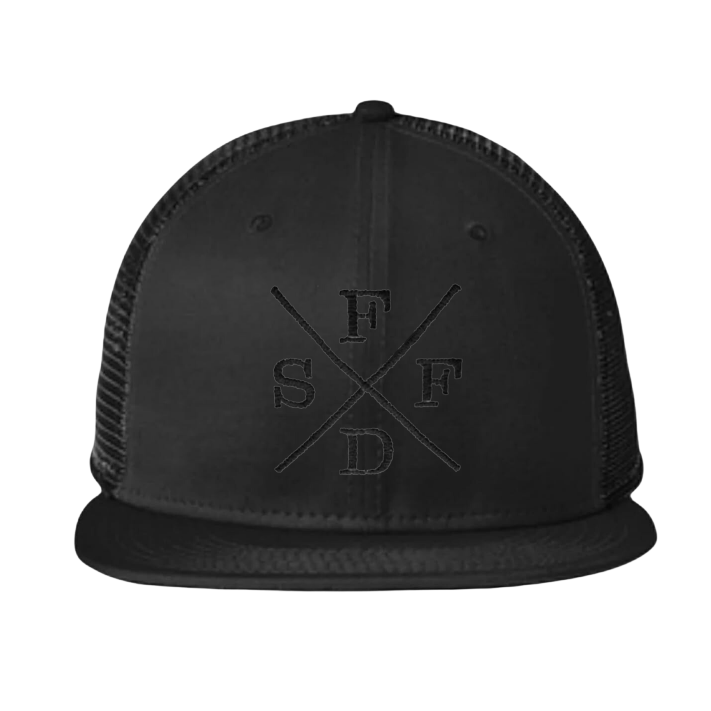 Black X SFFD 9FIFTY Mesh Snap Back