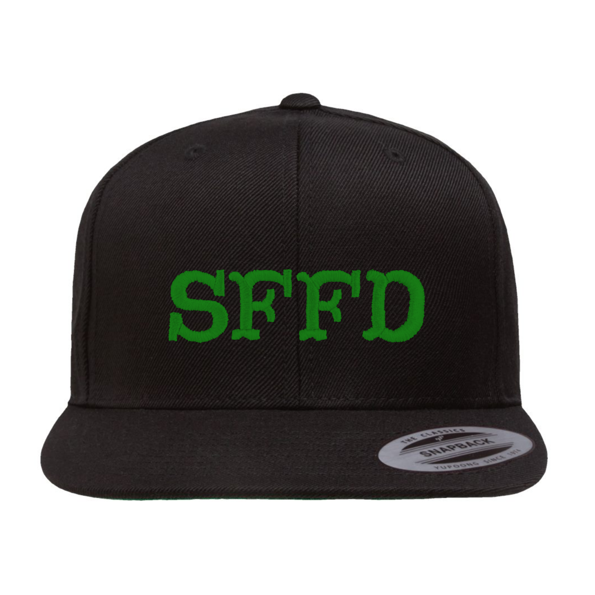 SFFD OG Green Under Bill Snap Back