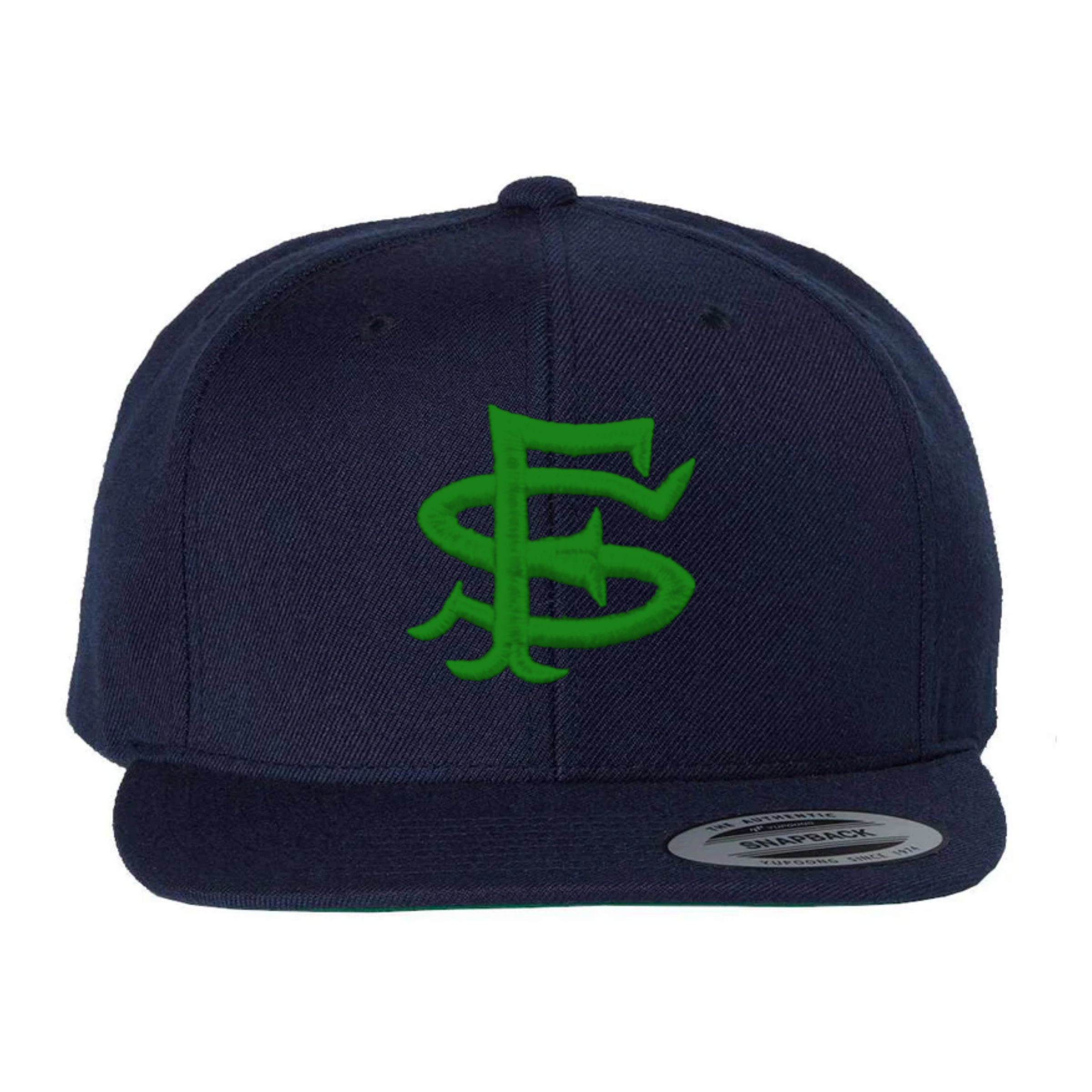 Navy SF Seal Green Under Bill Snap Back