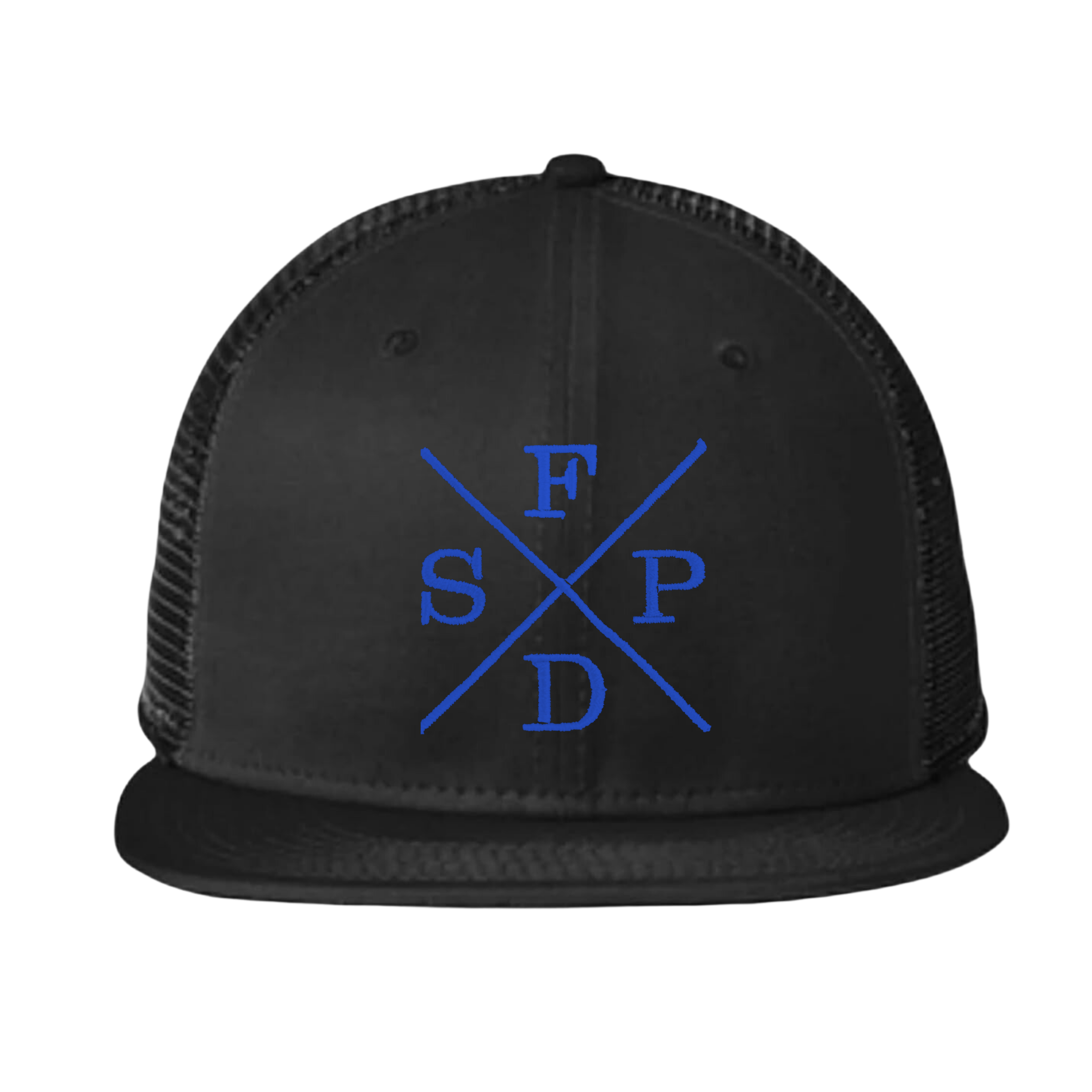 Black X SFPD 9FIFTY Mesh Snap Back