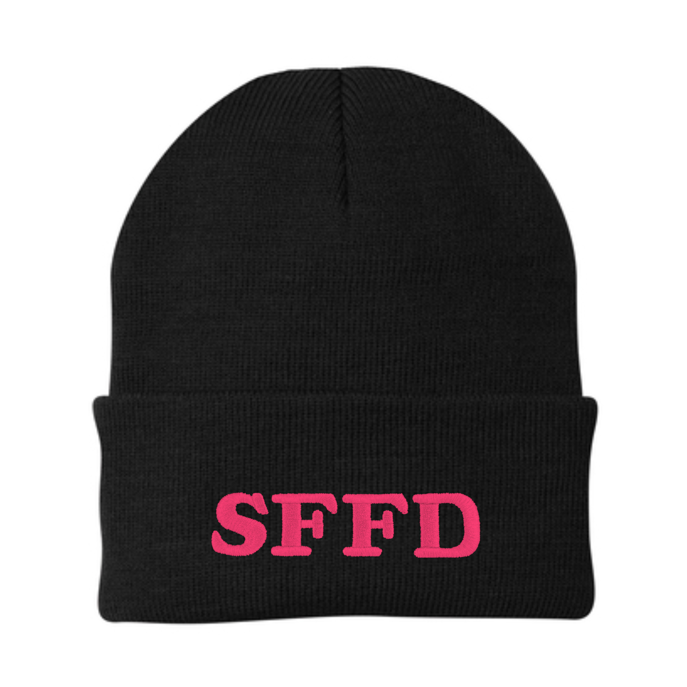 Black SFFD Probie Knit Beanie