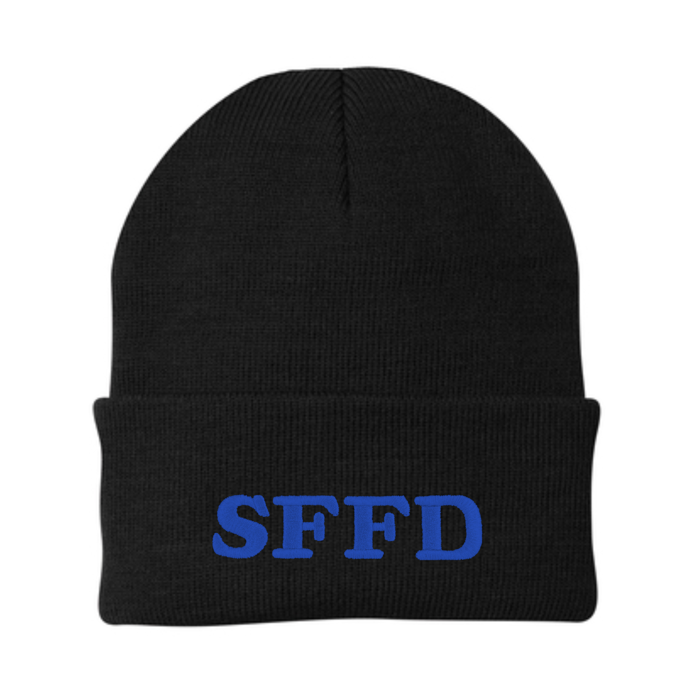 Black SFFD Probie Knit Beanie