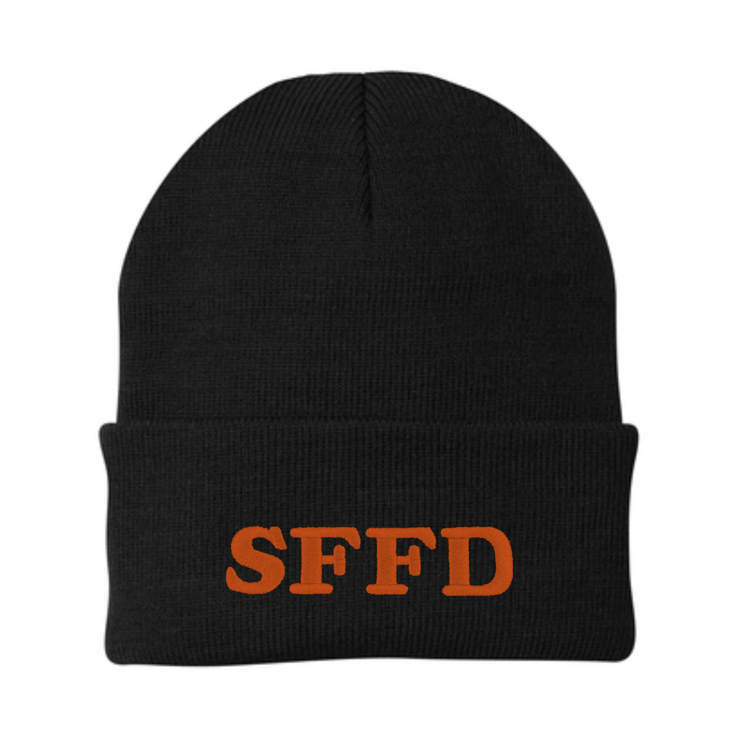 Black SFFD Probie Knit Beanie