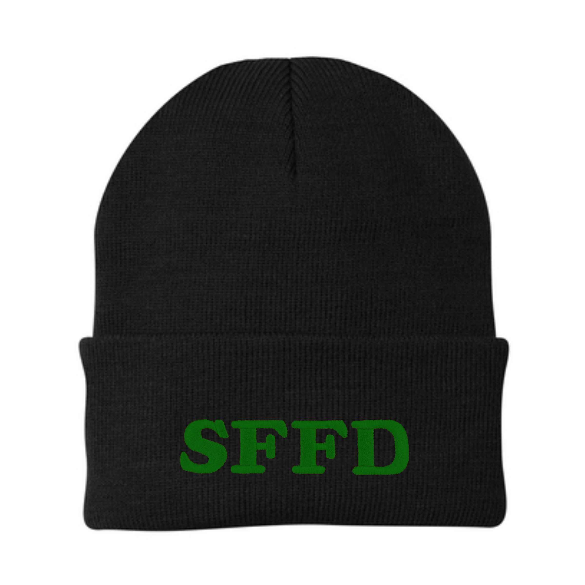Black SFFD Probie Knit Beanie