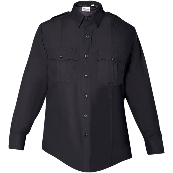 Flying Cross Navy Long Sleeve Shirt 100% Wool