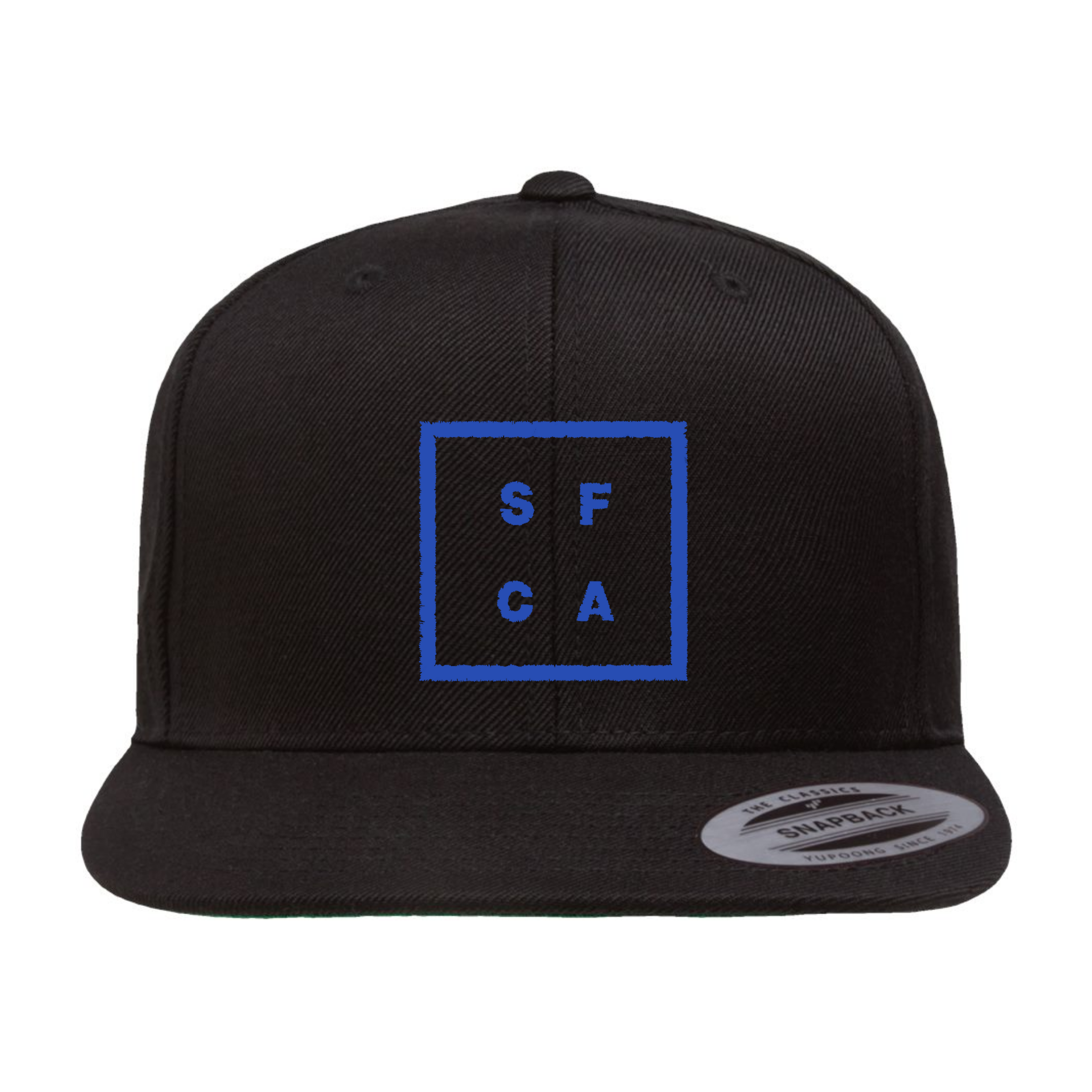 Black SF CA Green Under Bill Snap Back