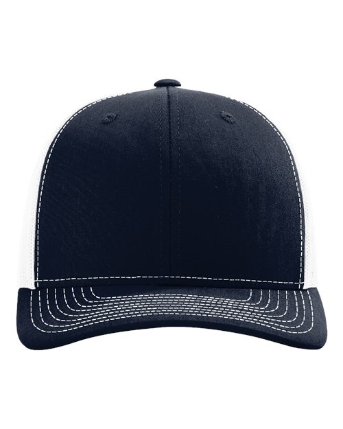 Snapback Trucker Cap - Navy/ White