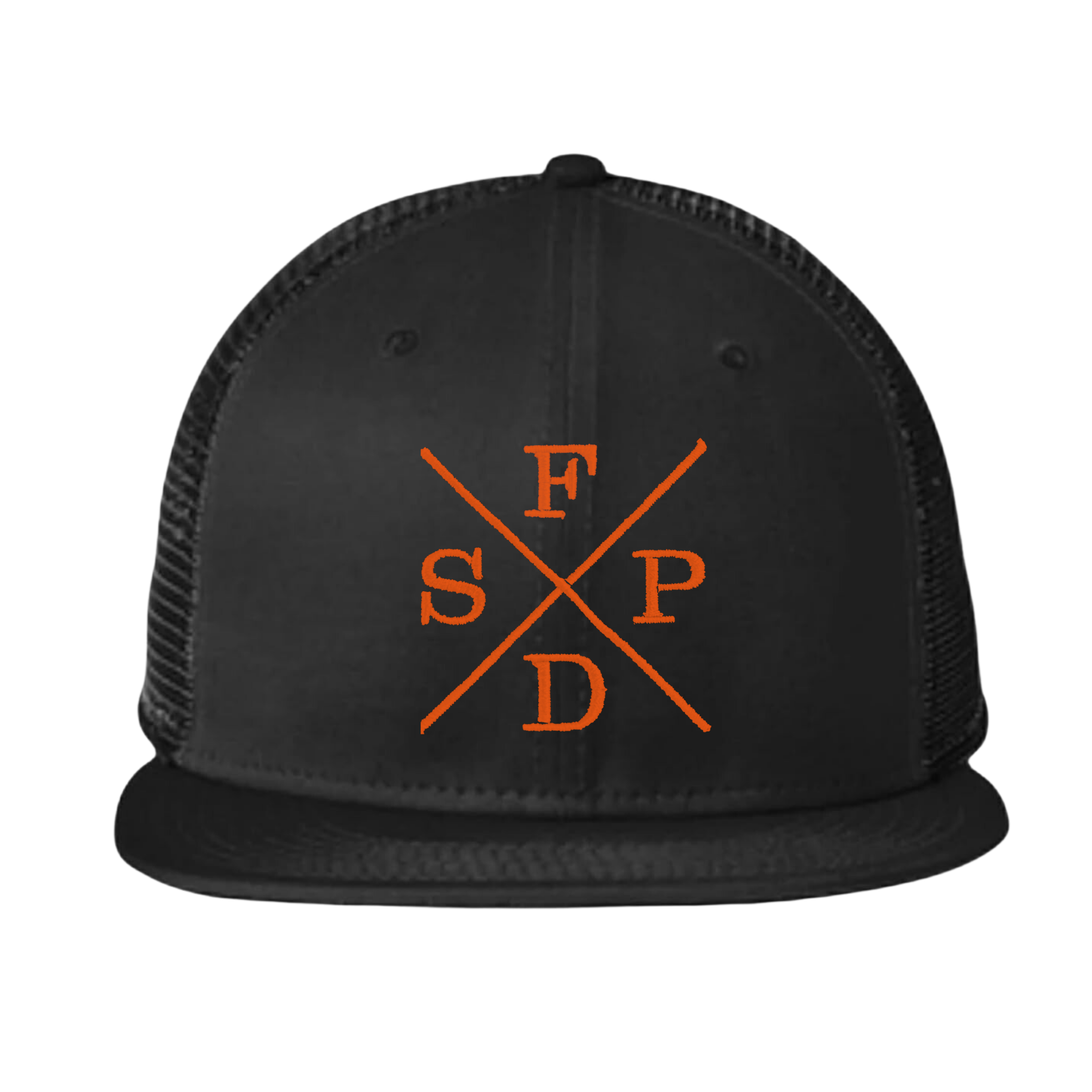 Black X SFPD 9FIFTY Mesh Snap Back