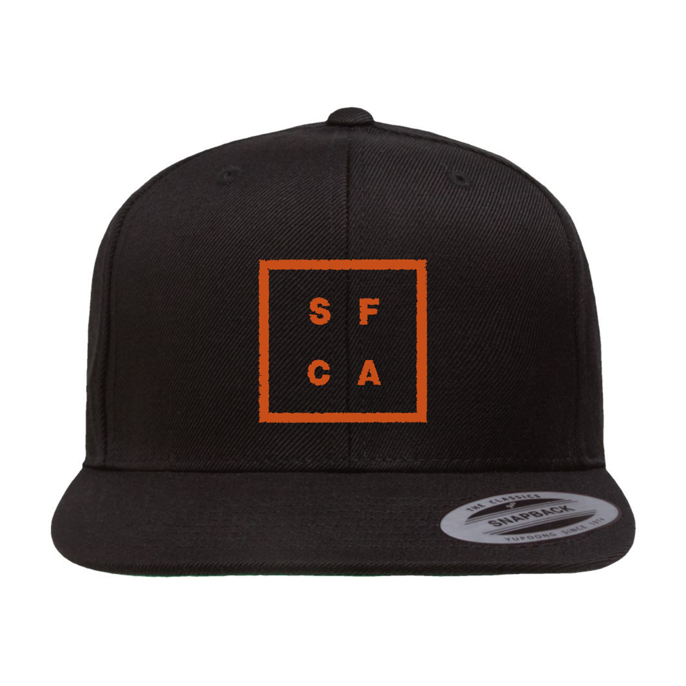 Black SF CA Green Under Bill Snap Back