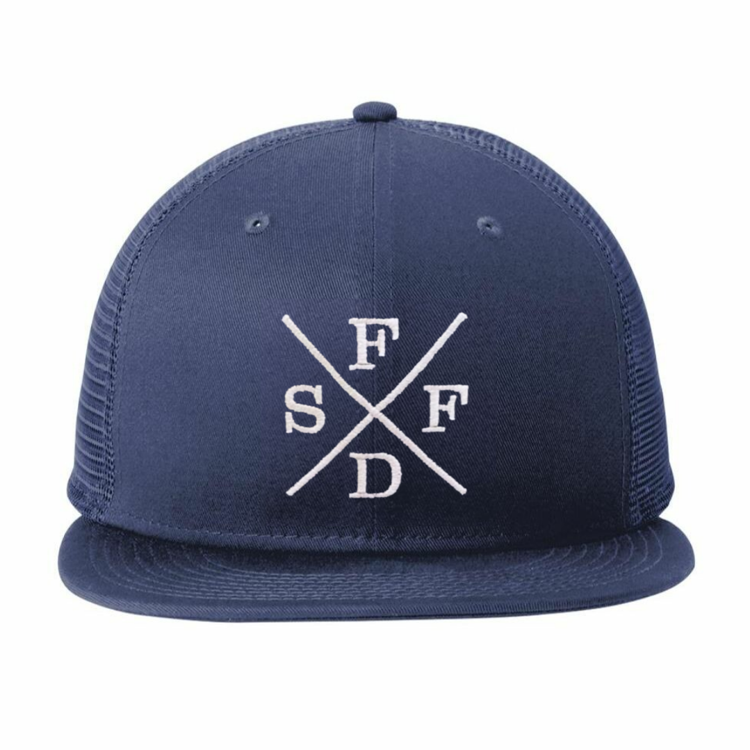 Navy X SFFD 9FIFTY Mesh Snap Back