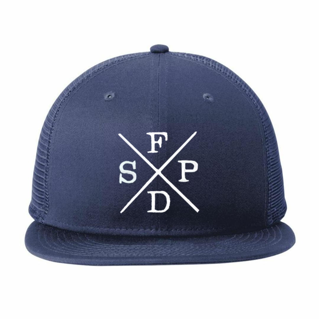 Navy X SFPD 9FIFTY Mesh Snap Back
