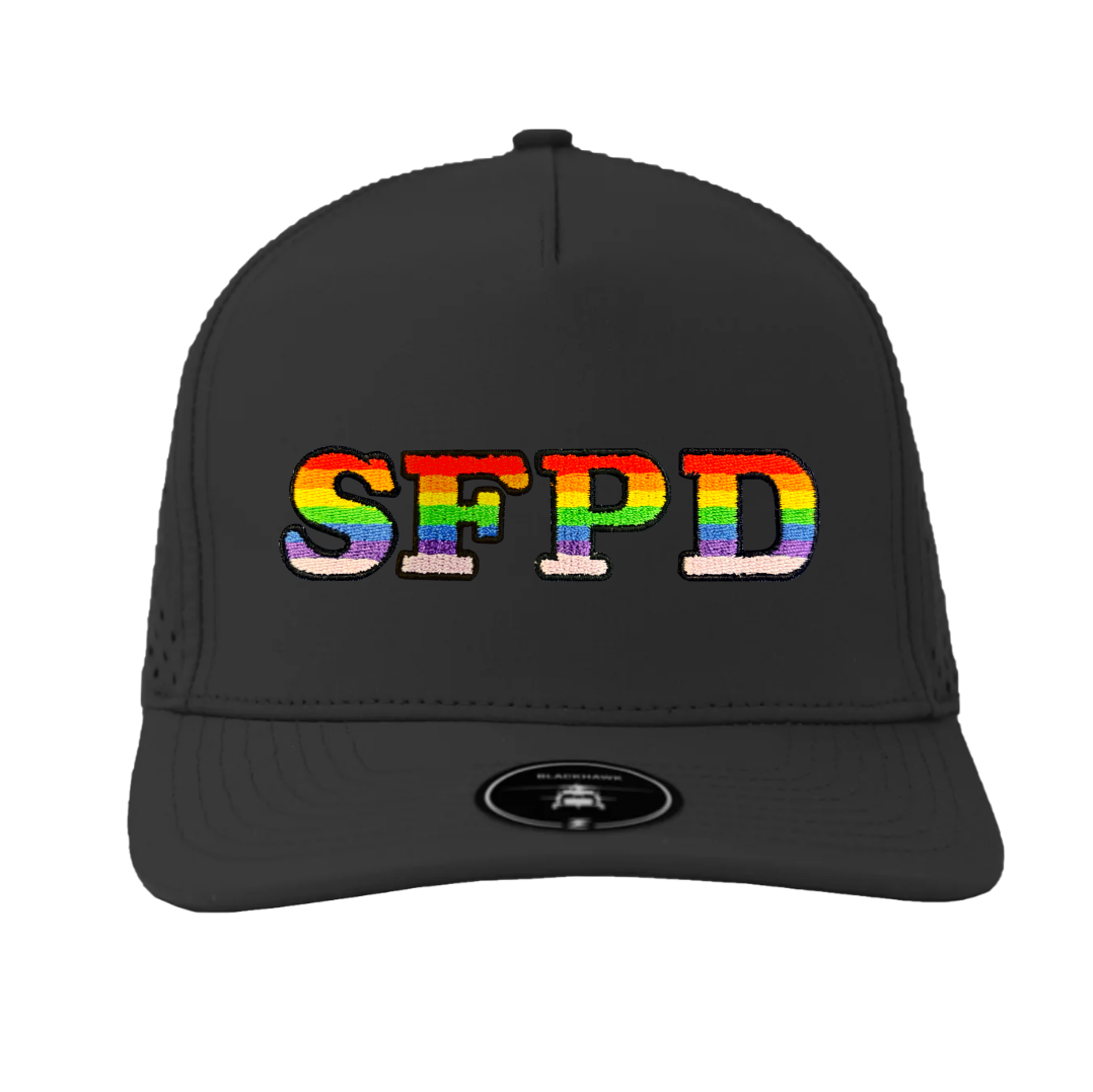 SFPD Pride BlackHawk Snap Back