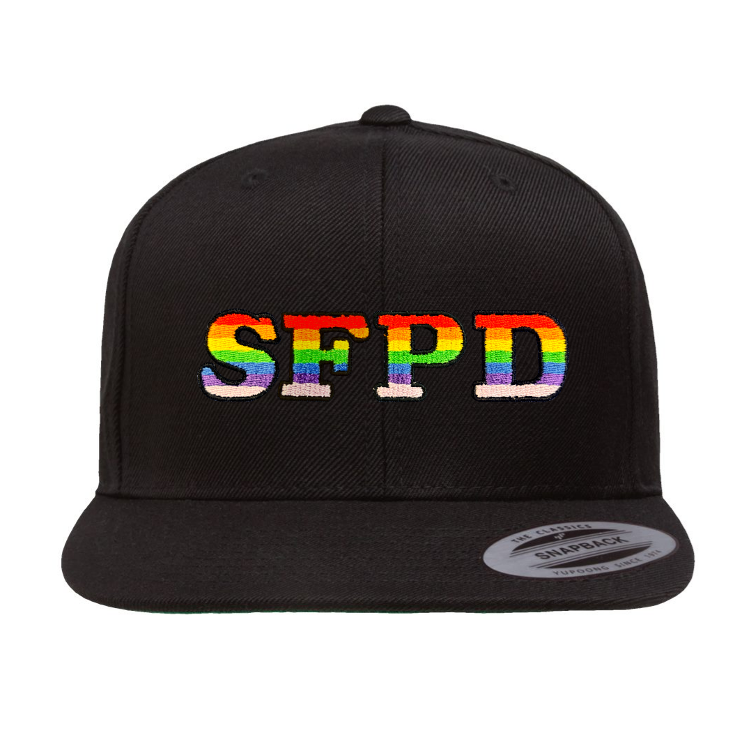 SFPD Pride Green Under Bill Snap Back