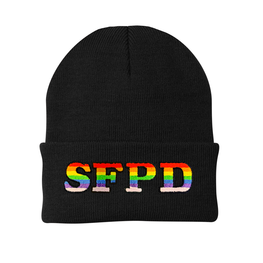 SFPD Pride Knit Beanie