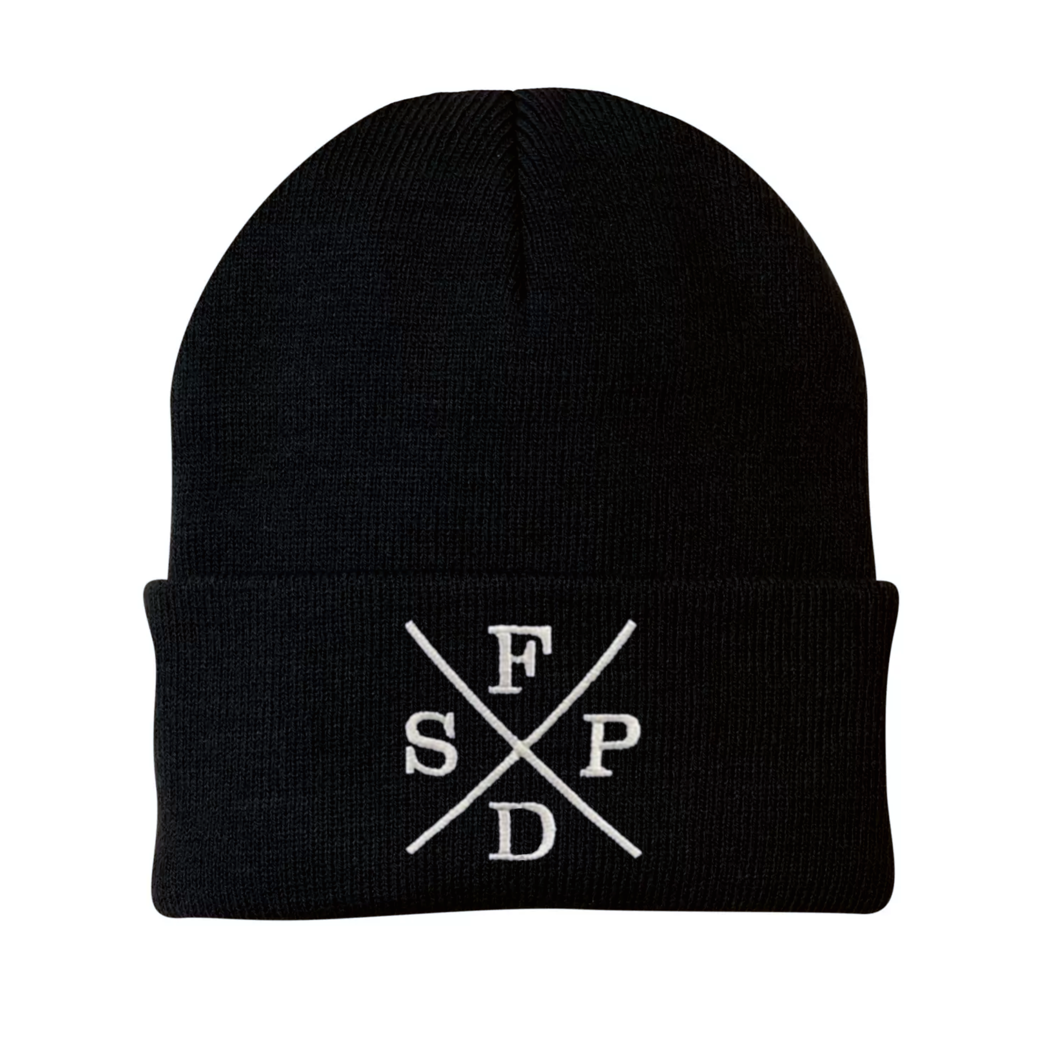 Black X SFPD Knit Beanie