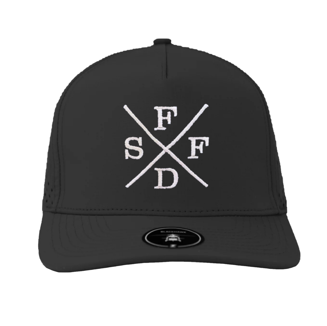 Black X SFFD BlackHawk Snap Back