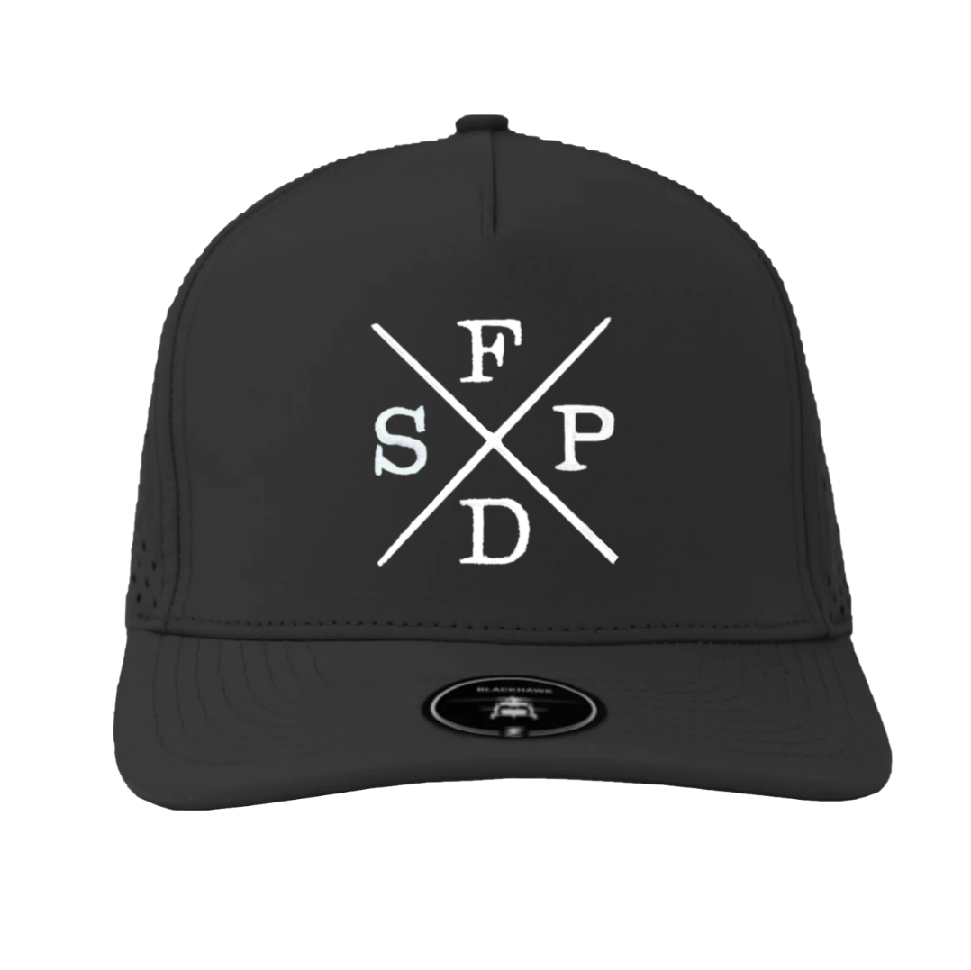Black X SFPD BlackHawk Snap Back