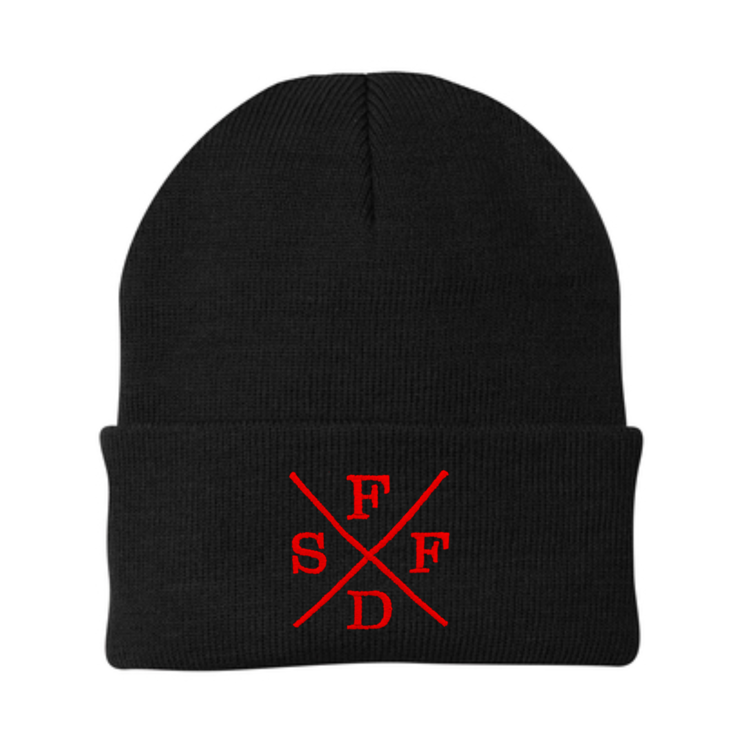 Black X SFFD Knit Beanie
