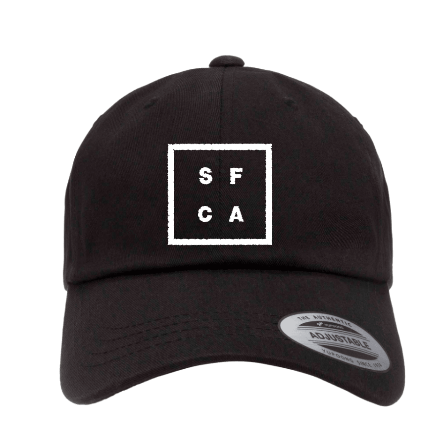 Black SF CA Dad Hat