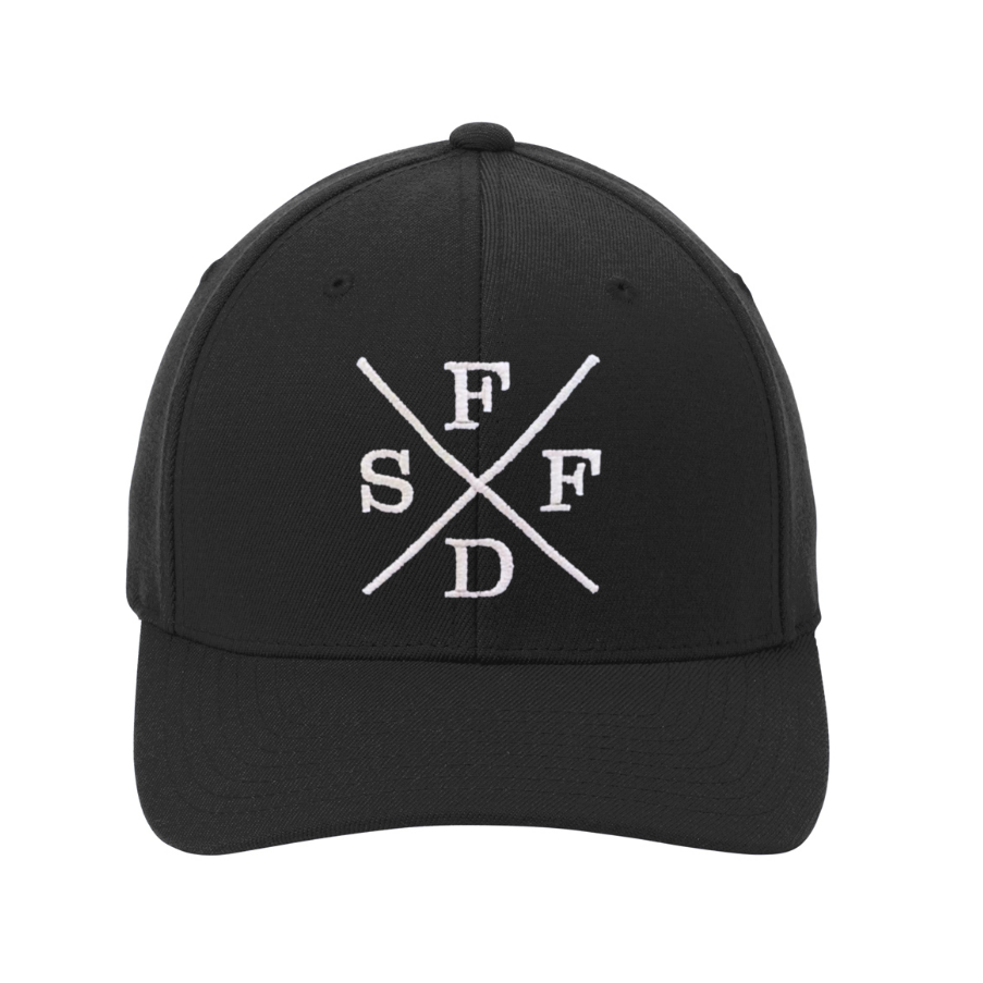 Black X SFFD Flex Fit
