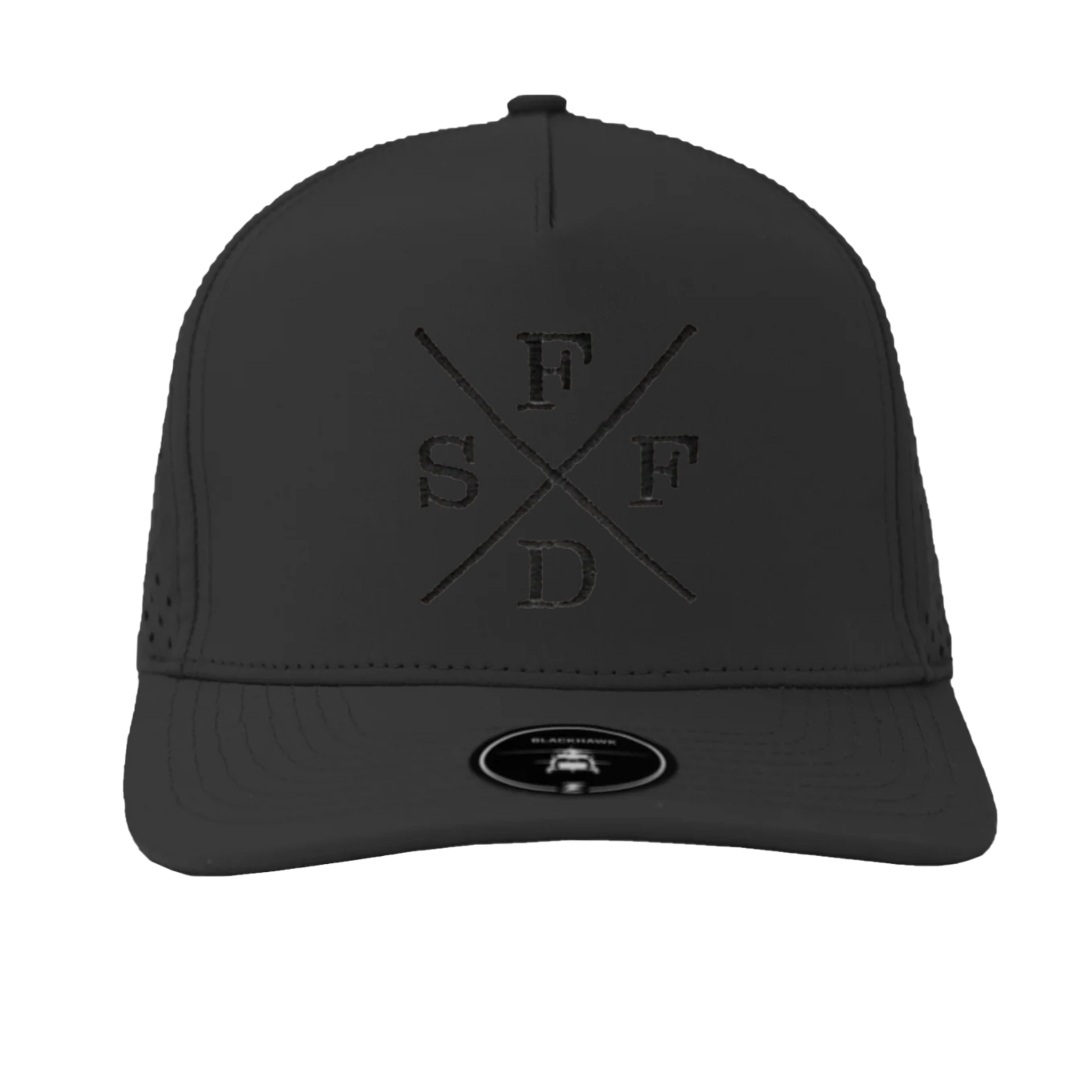 Black X SFFD BlackHawk Snap Back