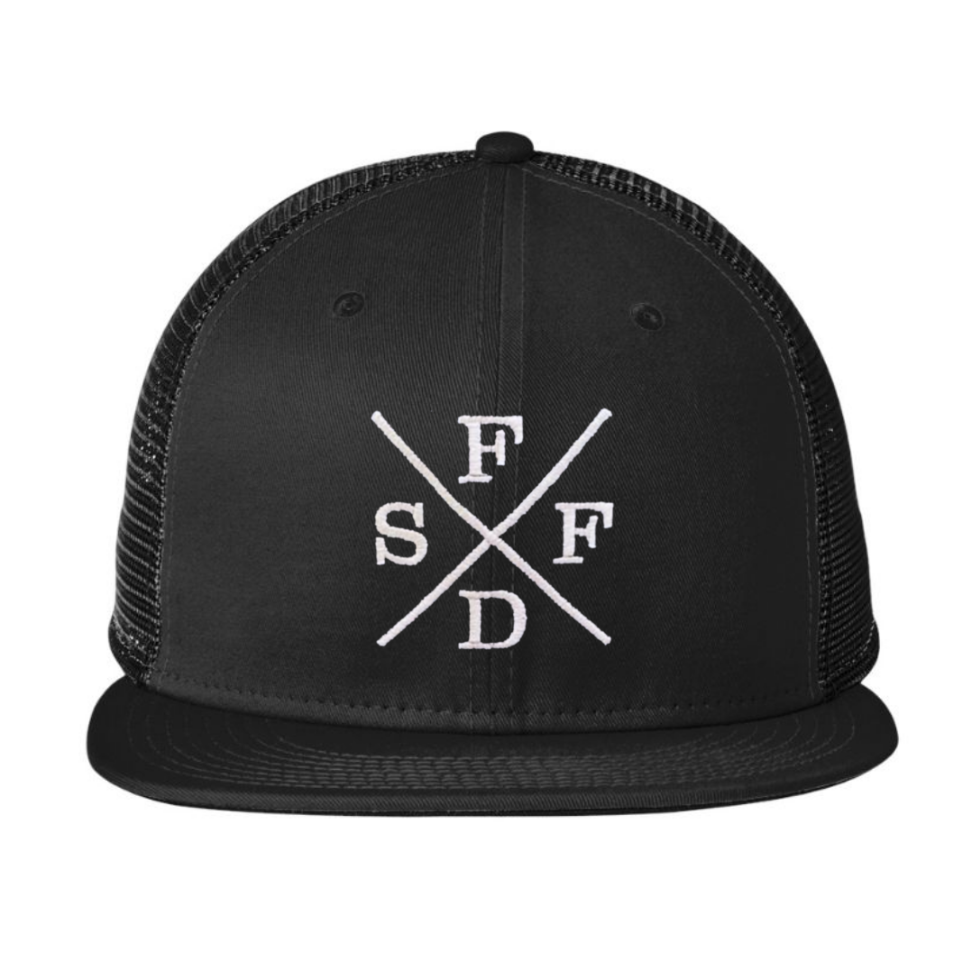 Black X SFFD 9FIFTY Mesh Snap Back
