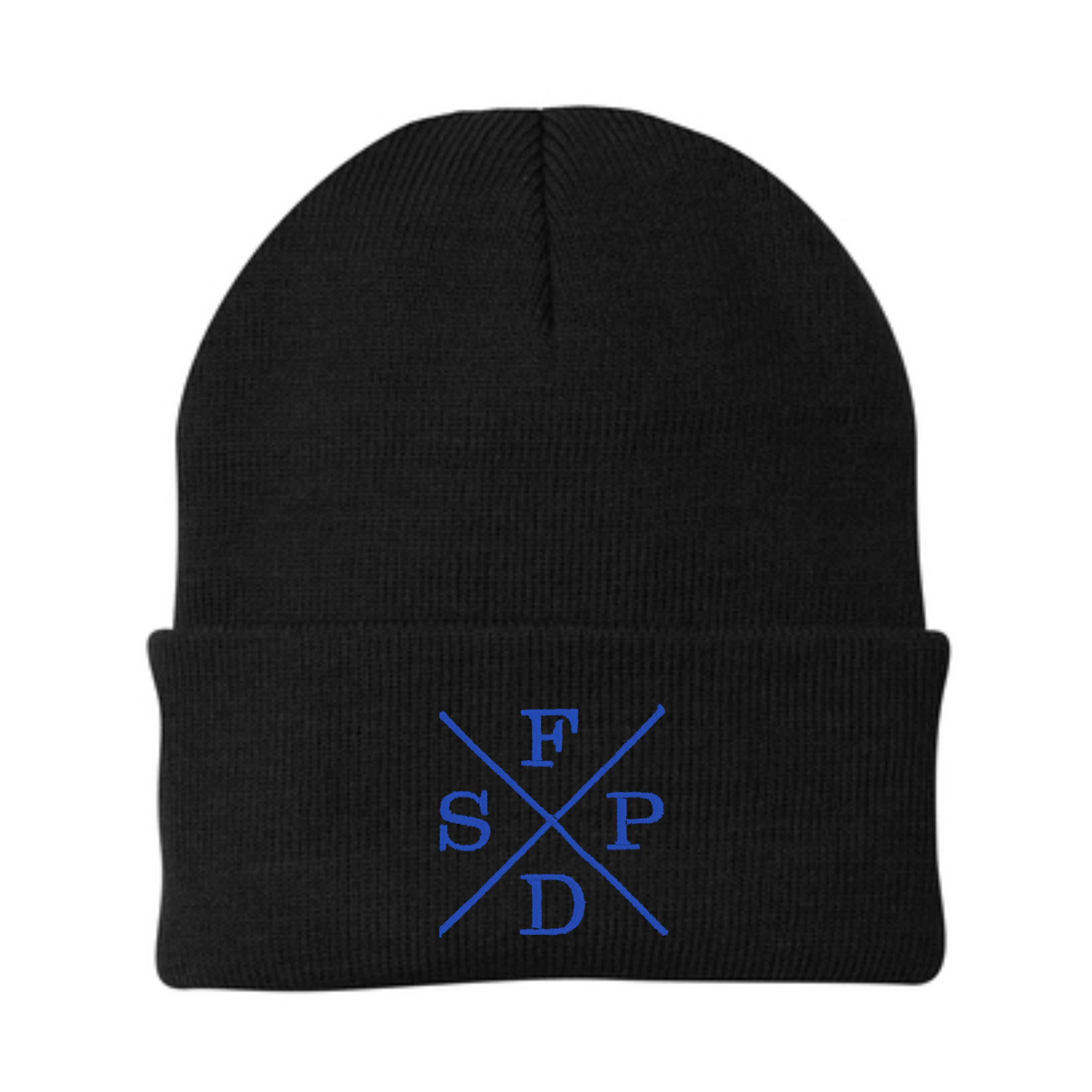 Black X SFPD Knit Beanie