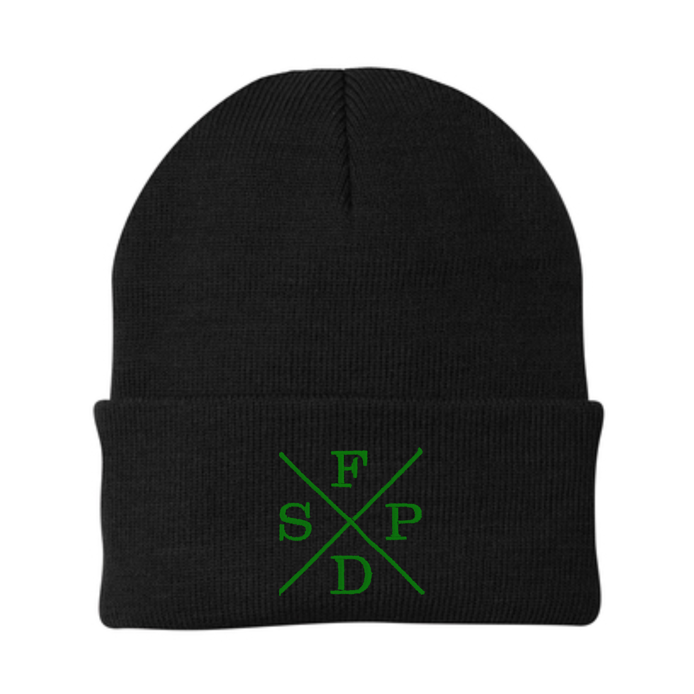 Black X SFPD Knit Beanie