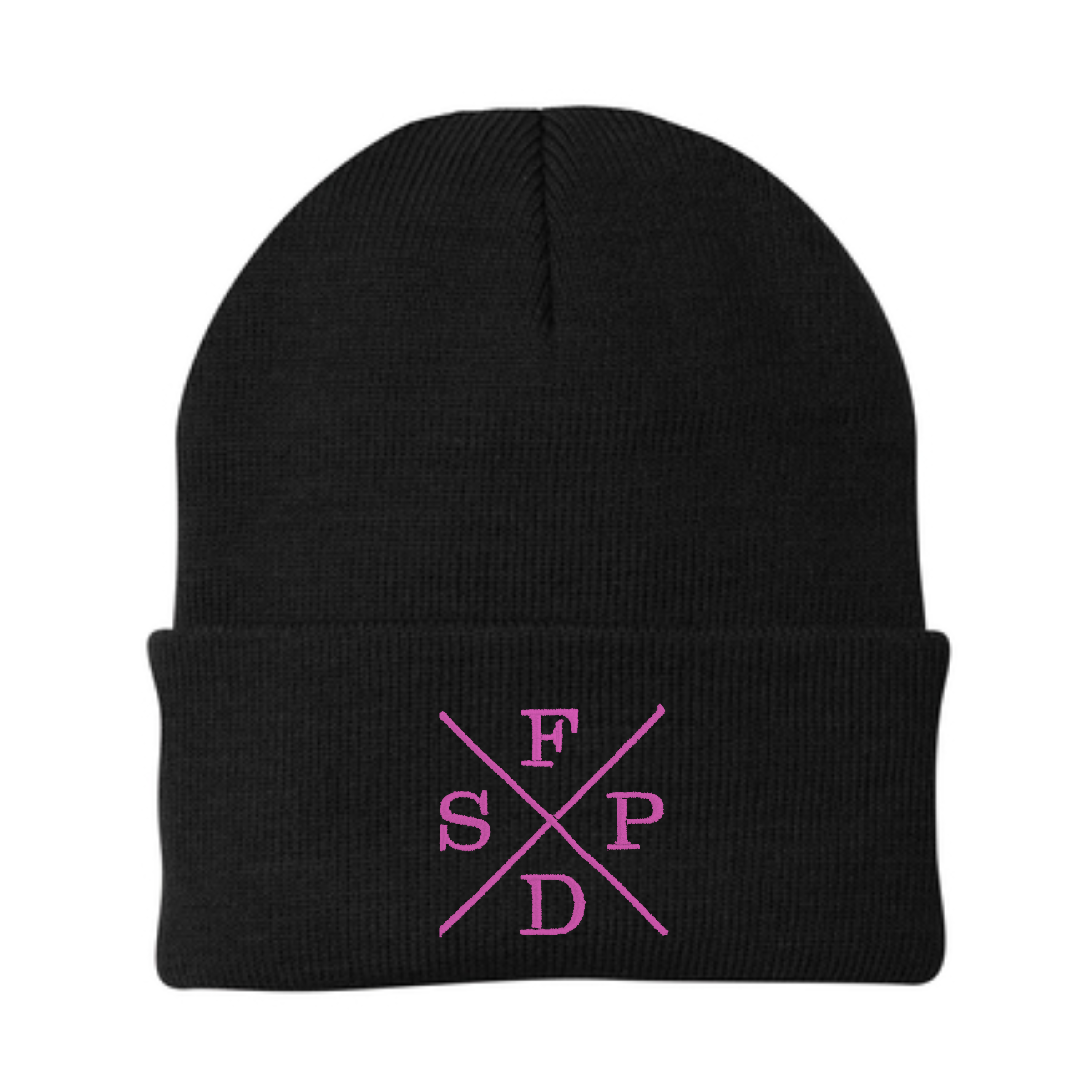Black X SFPD Knit Beanie