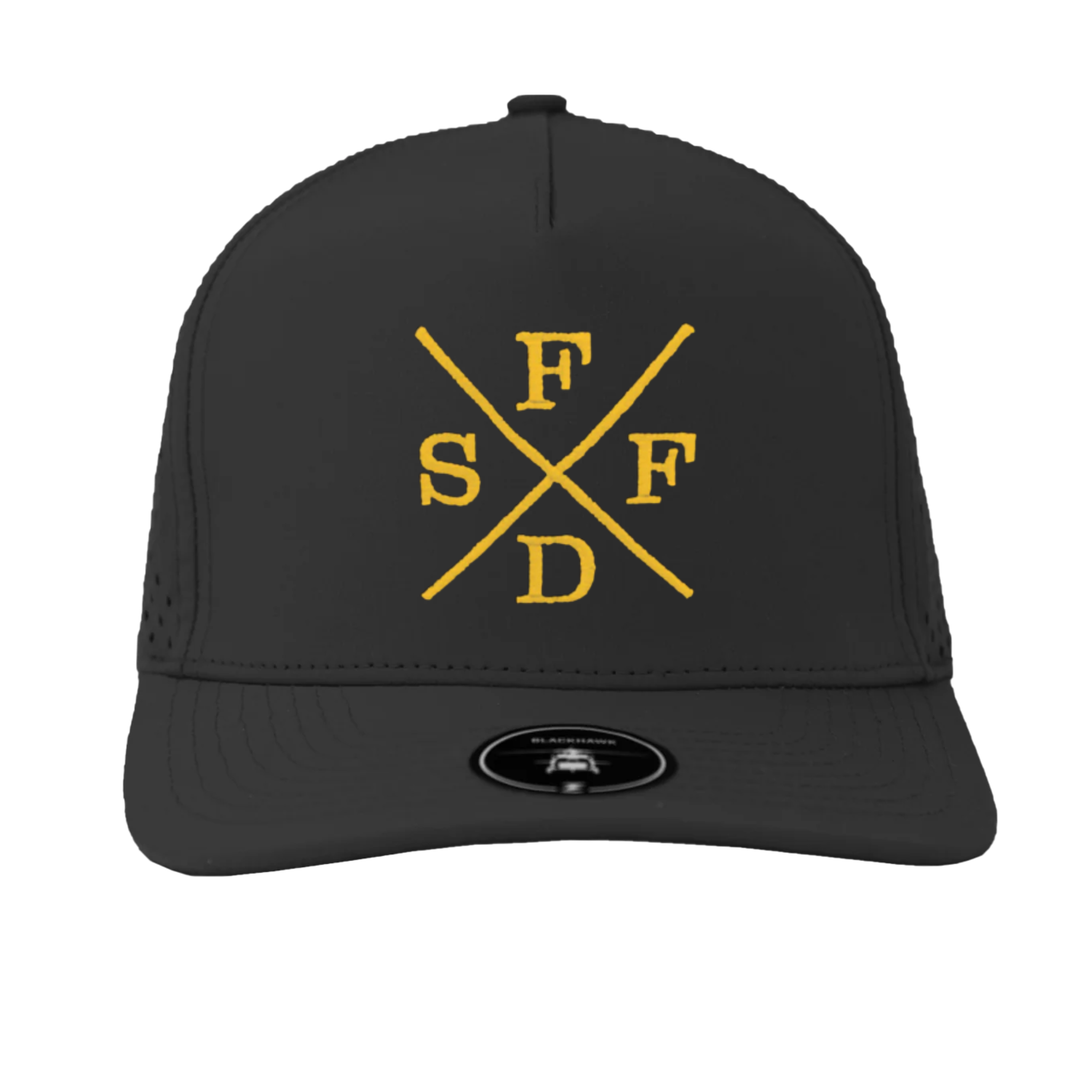 Black X SFFD BlackHawk Snap Back