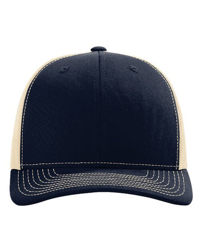 Snapback Trucker Cap - Navy/ Khaki