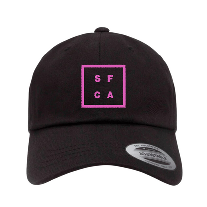 Black SF CA Dad Hat