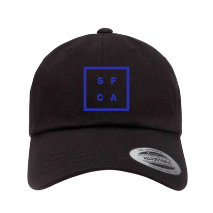 Black SF CA Dad Hat