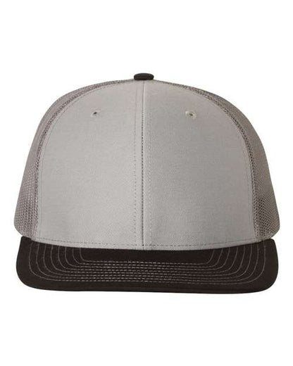 Snapback Trucker Cap - Grey/ Charcoal/ Black