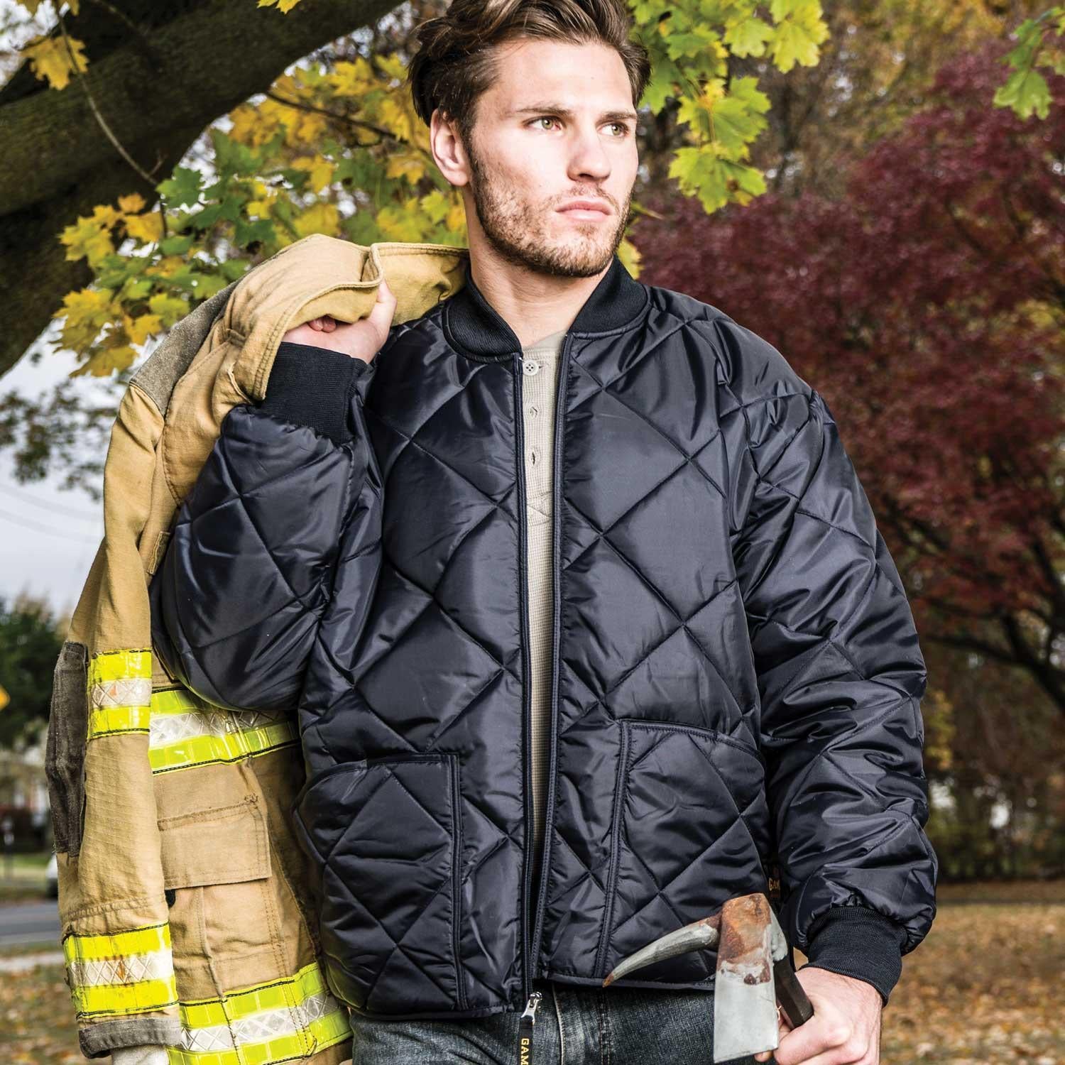 GAME The Bravest Diamond Quilt Jacket