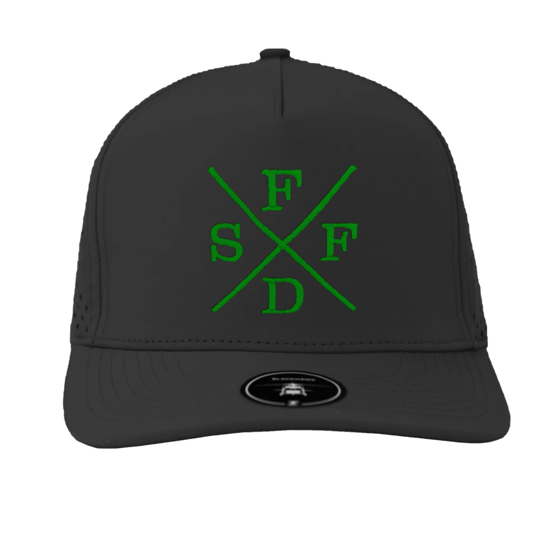Black X SFFD BlackHawk Snap Back