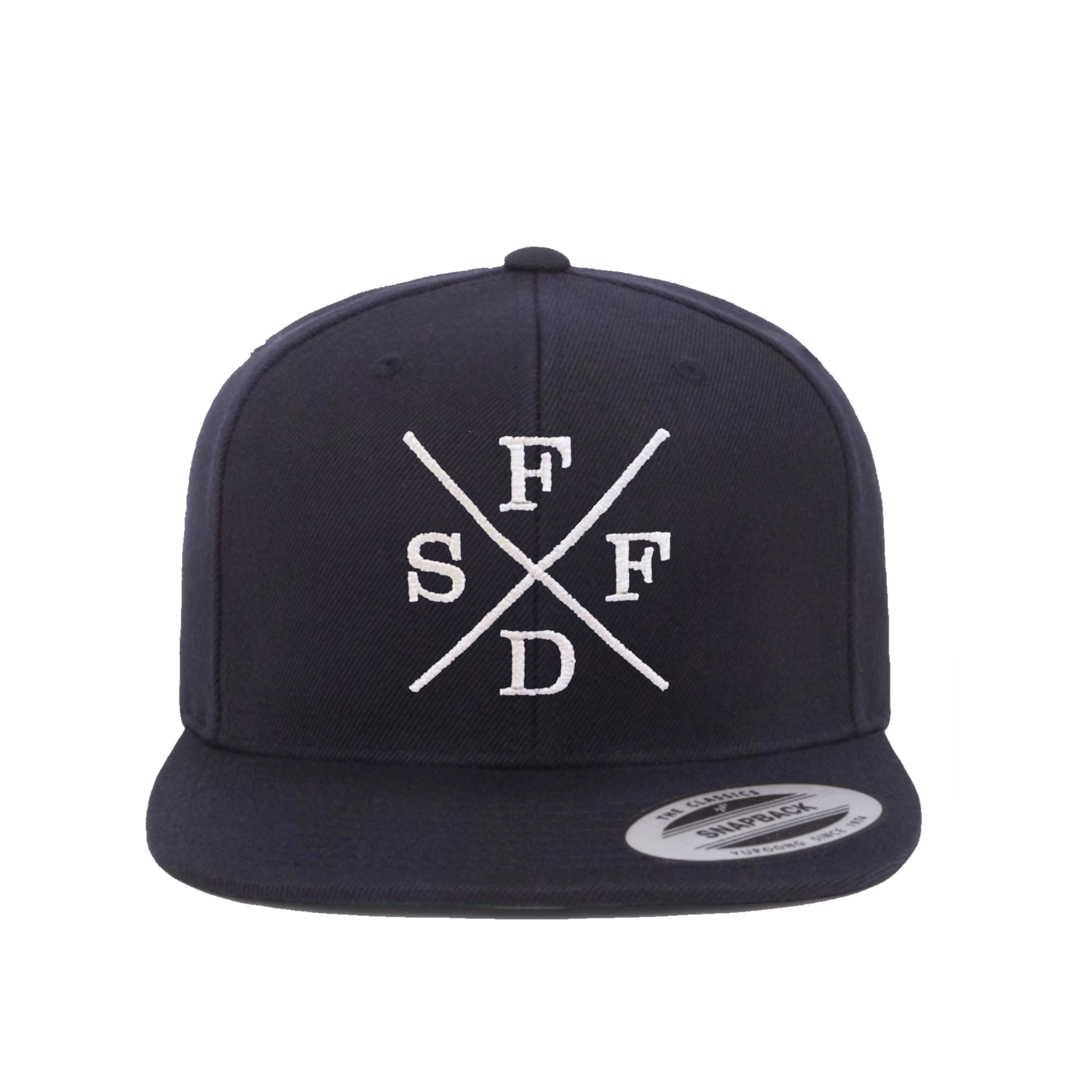 Navy X SFFD Green Under Bill Snap Back – FN Simple Uniforms