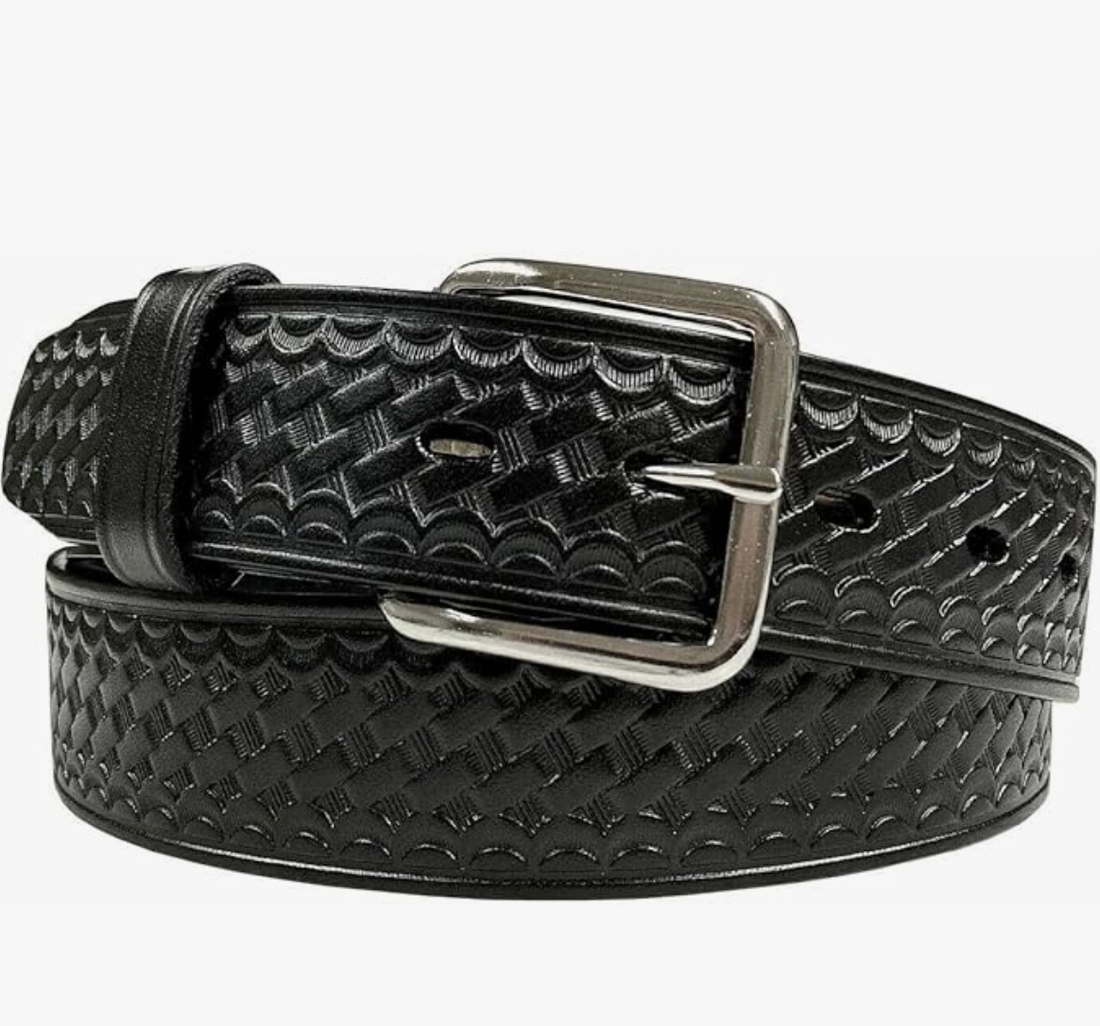 Ubelt Weave Black Leather Belt
