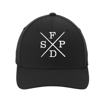 Black X SFPD Flex Fit