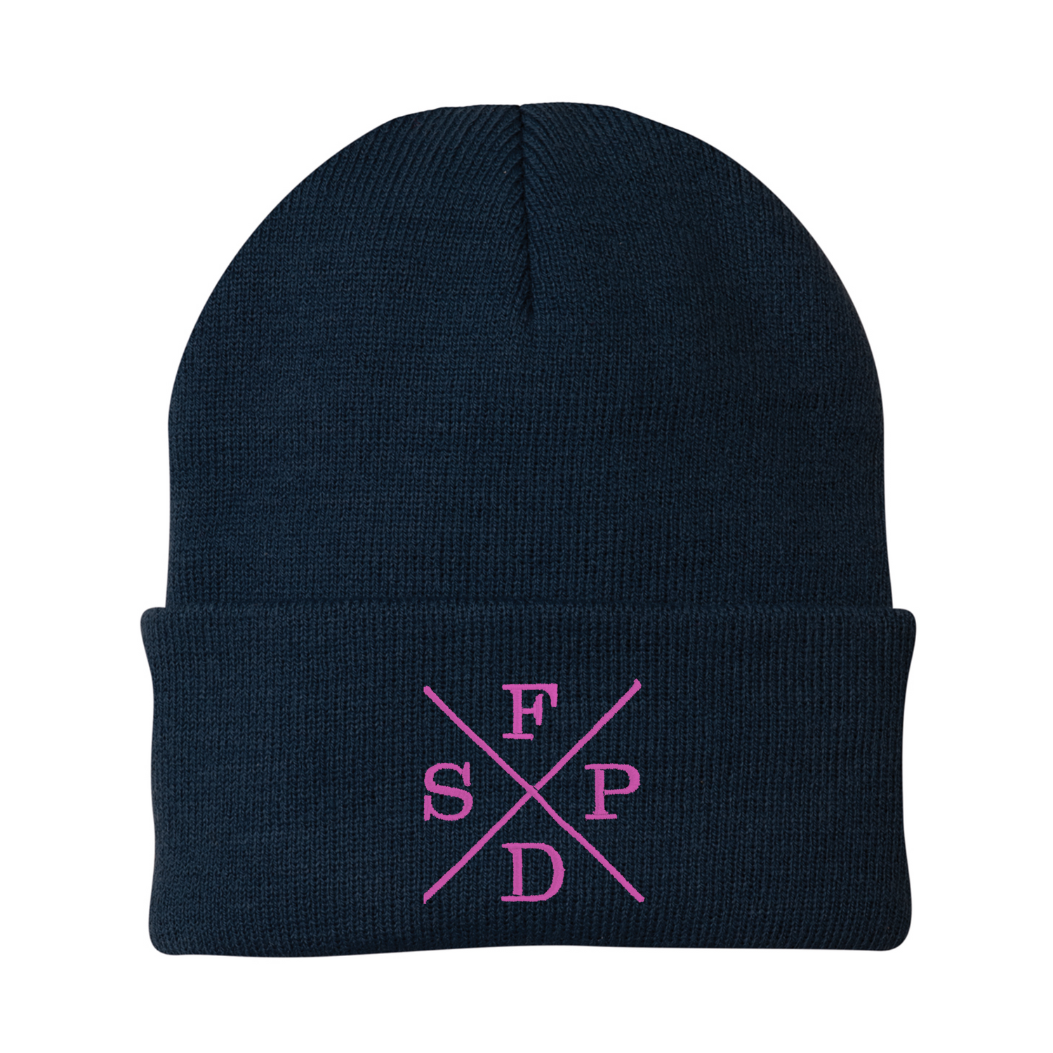 Navy X SFPD Knit Beanie